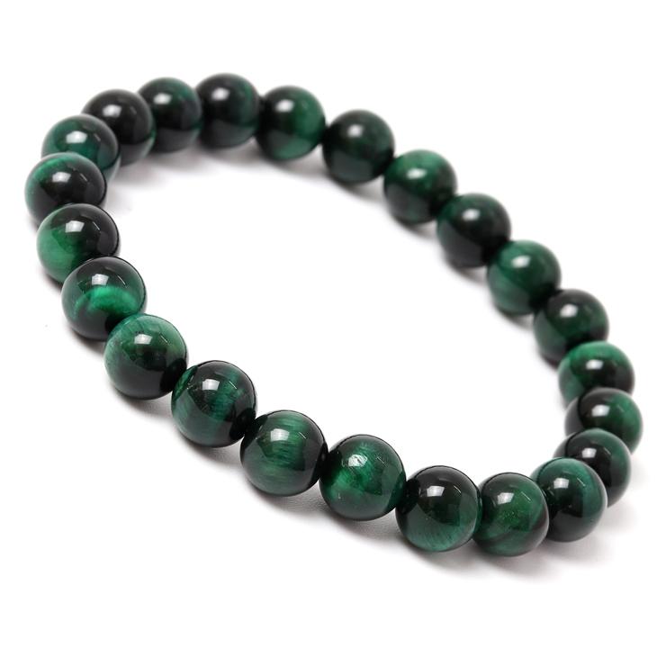 グリーンタイガーアイ8mm シンプルブレスレット | 