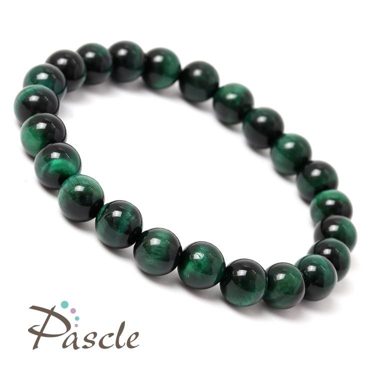 グリーンタイガーアイ8mm シンプルブレスレット |  | 01