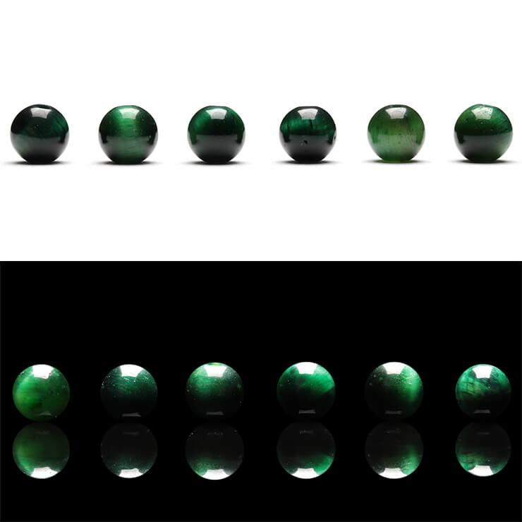 【粒売り/バラ売り】グリーンタイガーアイ 4mm |  | 02