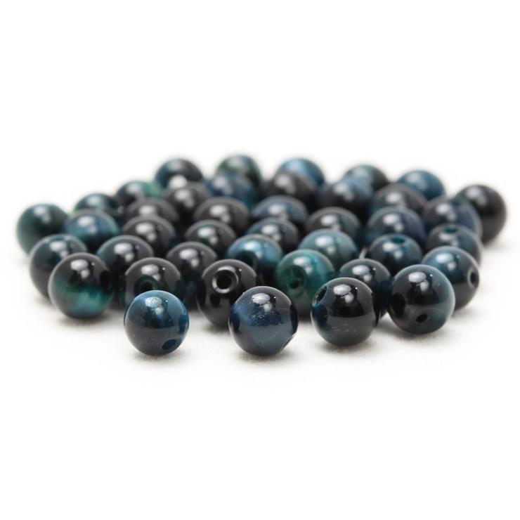 【粒売り/バラ売り】マリンブルータイガーアイ 4mm |  | 01