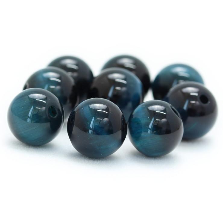 【粒売り/バラ売り】マリンブルータイガーアイ 8mm |  | 01