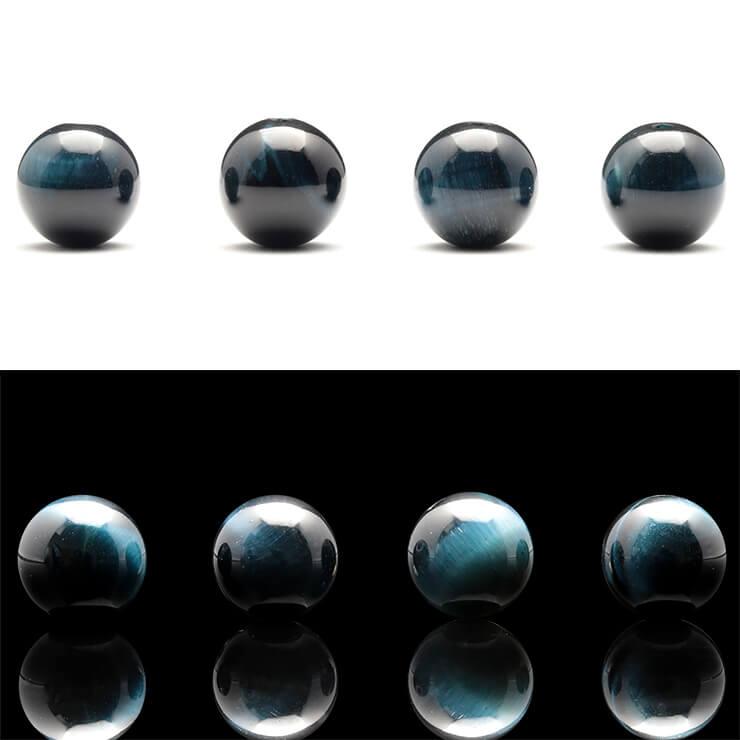 【粒売り/バラ売り】マリンブルータイガーアイ 8mm |  | 02