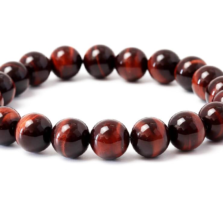 レッドタイガーアイ10mm シンプルブレスレット |  | 02