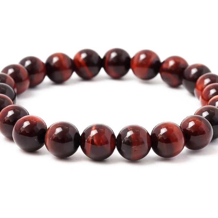 レッドタイガーアイ8mm シンプルブレスレット |  | 02