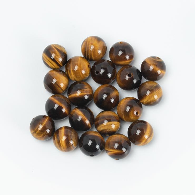 【粒売り/バラ売り】イエロータイガーアイ 10mm |  | 02