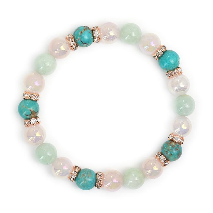 ターコイズ・翡翠 デザインブレスレット |  | 03