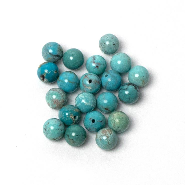 【粒売り/バラ売り】ターコイズ 6mm |  | 02
