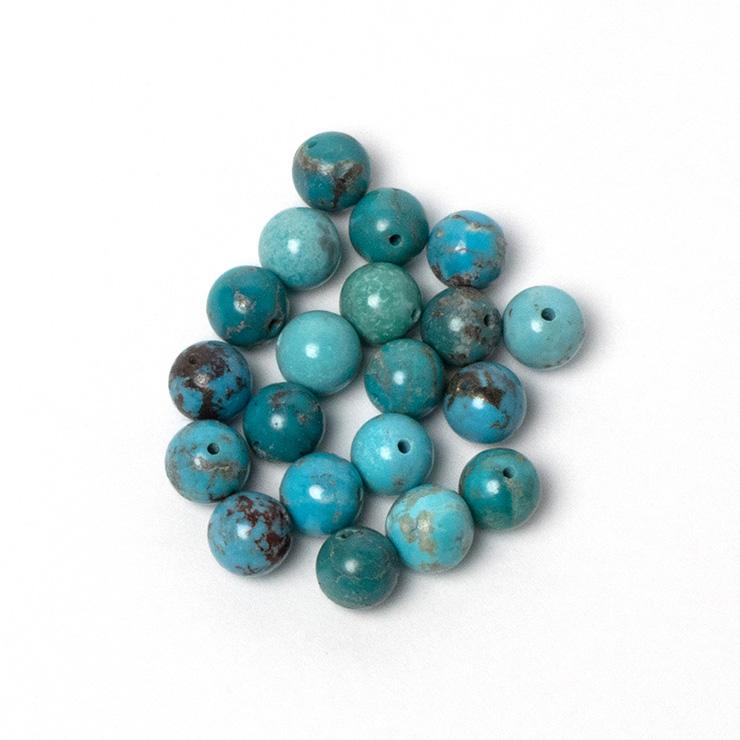 【粒売り/バラ売り】ターコイズ 8mm |  | 02