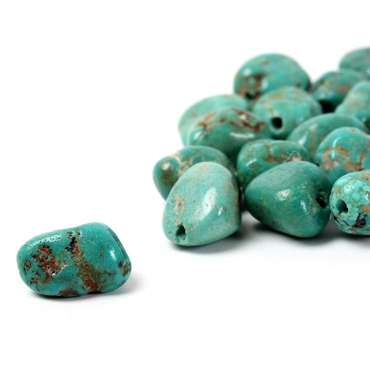 【粒売り/バラ売り】(天然) ターコイズ タンブルカット |  | 01