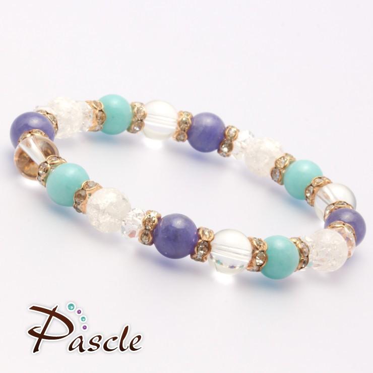 タンザナイト・アマゾナイト デザインブレスレット |  | 01