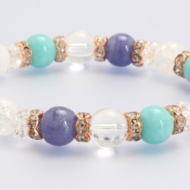 タンザナイト・アマゾナイト デザインブレスレット |  | 02