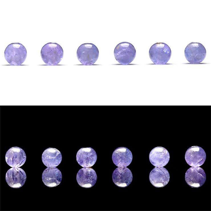 【粒売り/バラ売り】タンザナイト 4mm |  | 02
