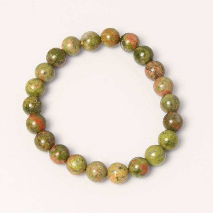 ユナカイト8mm シンプルブレスレット |  | 03