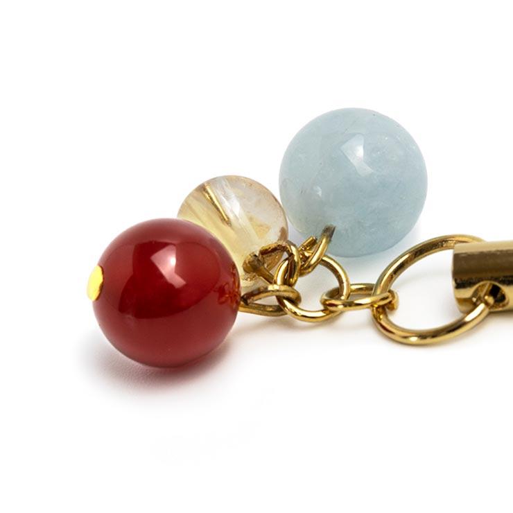 天然石ペアストラップ「with bond」 : パスクル - 通販 - Yahoo