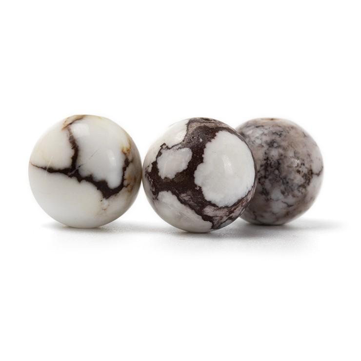 【粒売り/バラ売り】ホワイトバッファロー（ワイルドホース） 10mm |  | 01