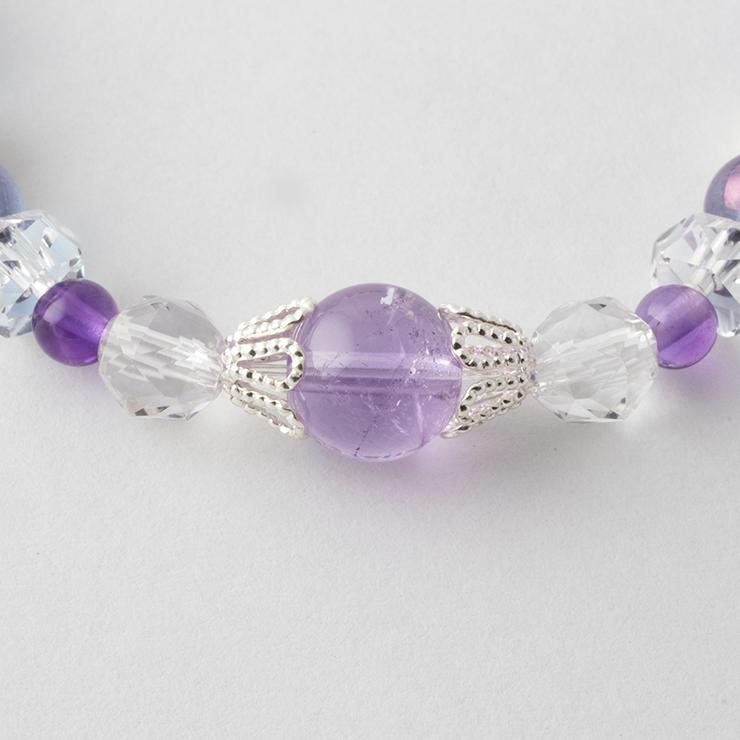 winQ】カラーブレスレット アメジスト（アメトリン） : パスクル