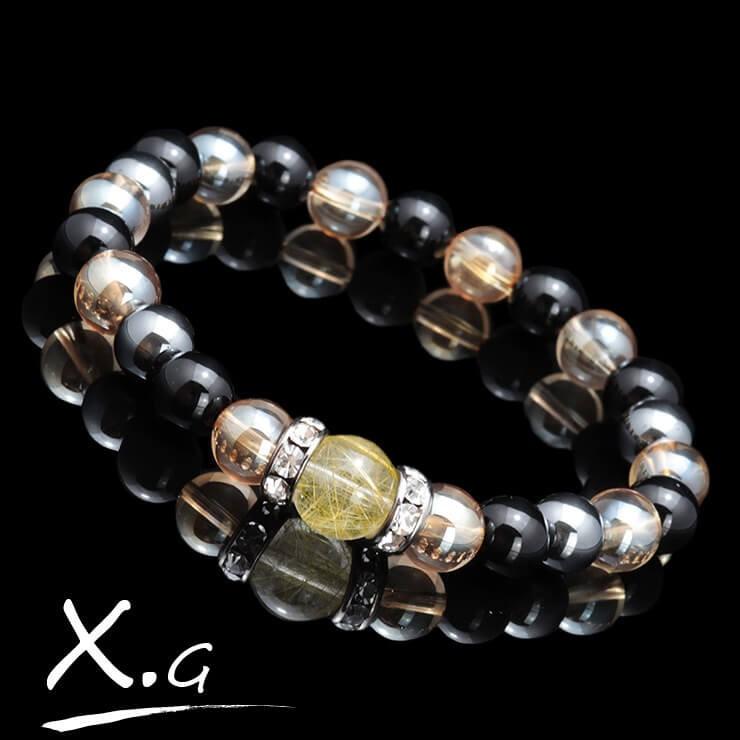 X.G】オーラブレス ルチルクォーツ(SA) : パスクル - 通販 - Yahoo