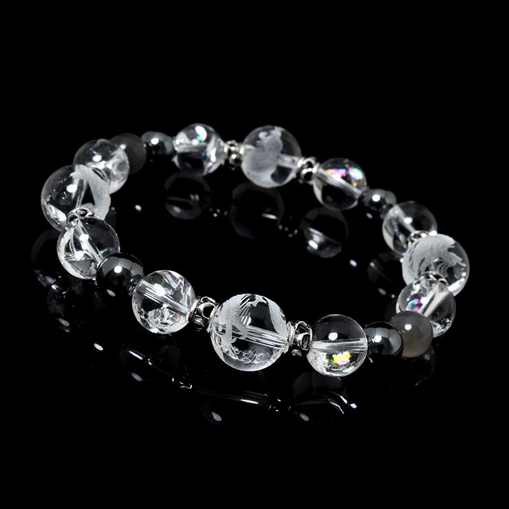 X.G】四神クリスタル12mm デザインブレスレット : パスクル - 通販