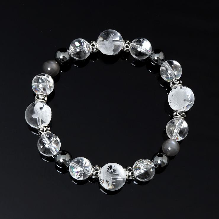 X.G】四神クリスタル12mm デザインブレスレット : パスクル - 通販