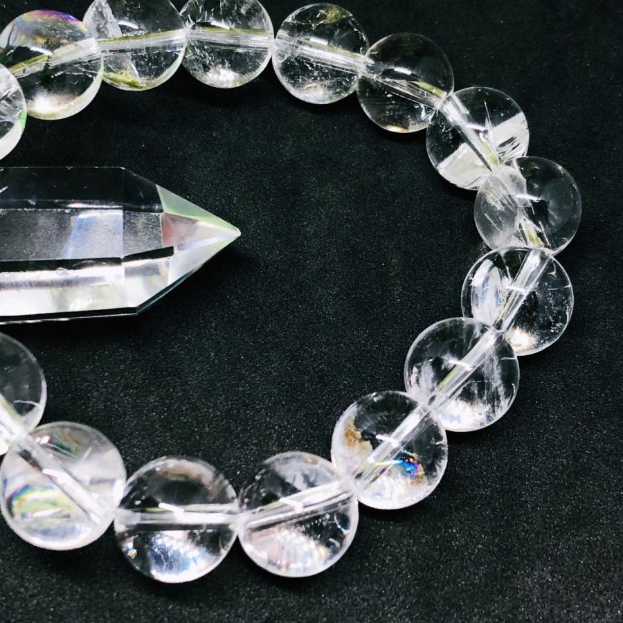ヒマラヤ産 アイリスクォーツ 虹 水晶 12mm ブレスレット 天然石