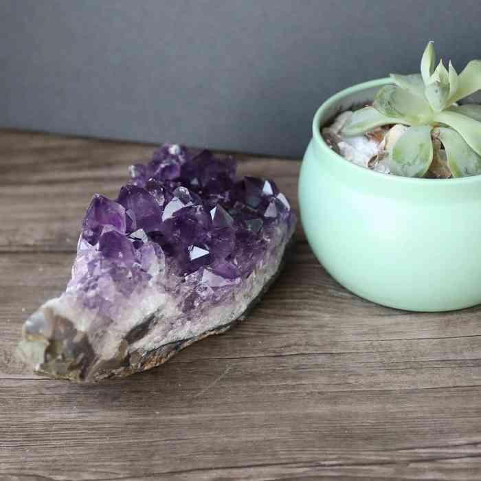 アメジスト クラスター 原石 ウルグアイ産 天然石 置物 浄化 癒し 紫