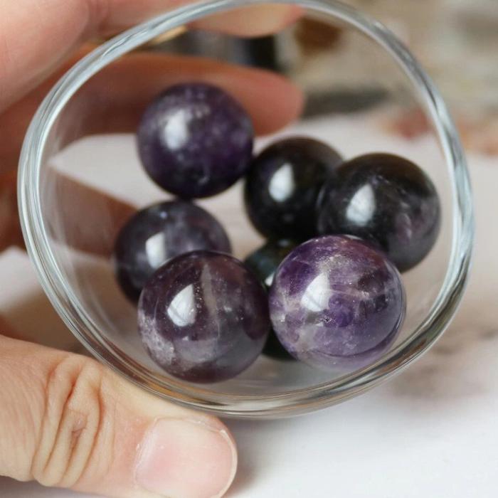 一面アイリス　アメジスト　スフィア　丸玉 アメジストスフィア | 仲沢商店