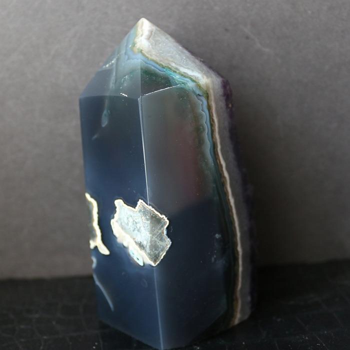 ウルグアイ産 アメジスト タワー 現物 570g 紫水晶 置物 原石 天然石