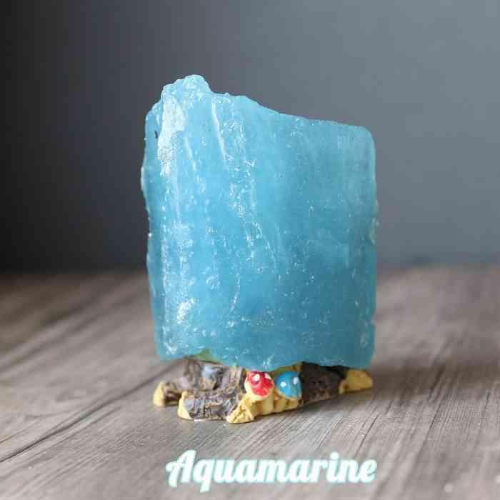 アクアマリン 原石 天然石 パワーストーン インテリア 送料無料