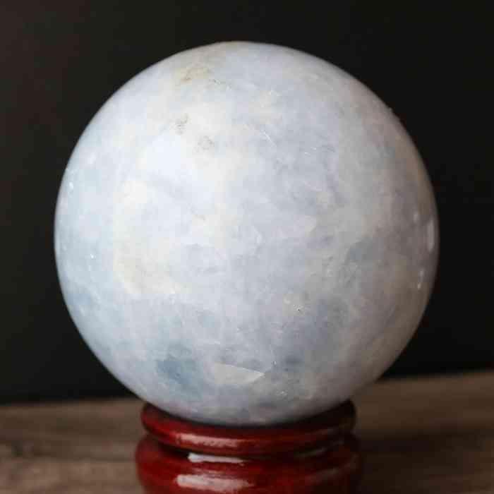 セレスタイト　スフィア　大玉　台座付き セレスタイト 丸玉 スフィア 73mm 天然石 パワーストーン プレゼント