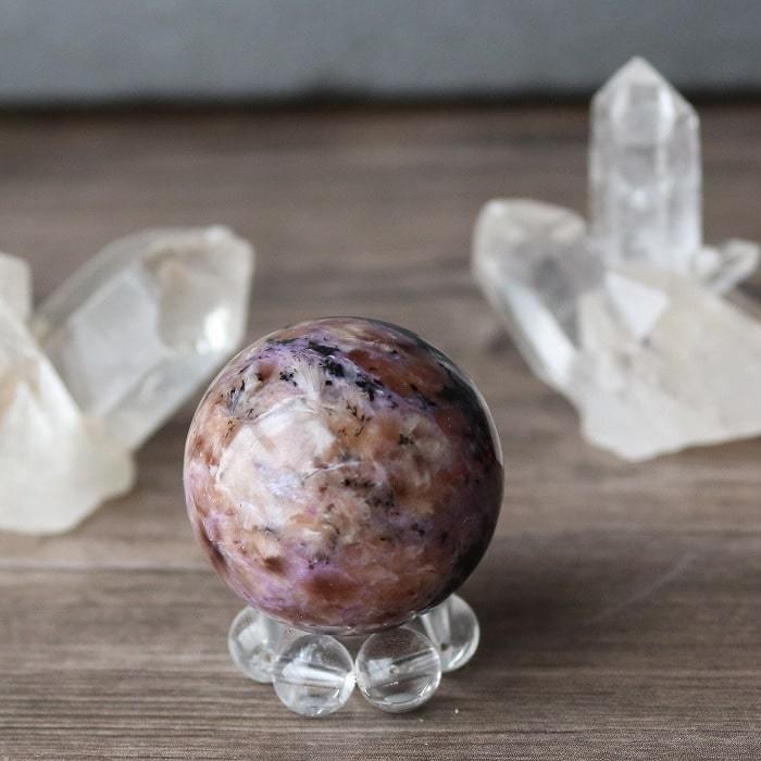 チャロアイト 丸玉 スフィア 天然石 ヒーリングストーン ストーン