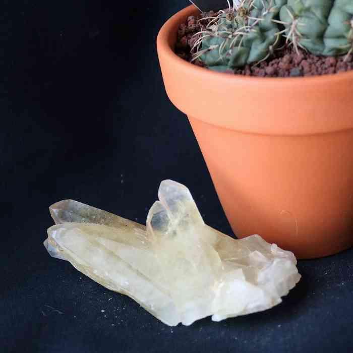 シトリン クラスター 浄化 インテリア 天然黄水晶 11月誕生石 水晶