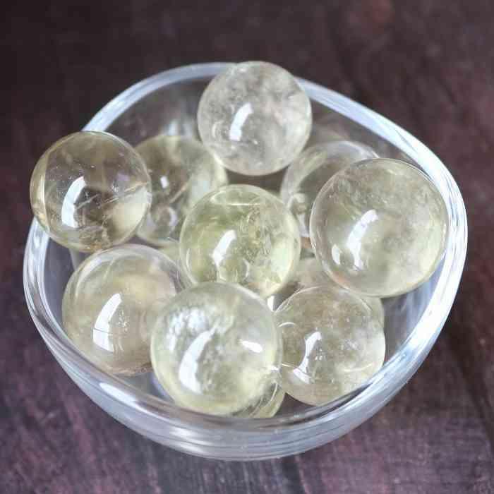 １点再入荷　高品質　シトリン　スフィア　天然石　虹　非加熱　アイリス シトリン ミニ スフィア 1個 丸玉 天然石 パワーストーン