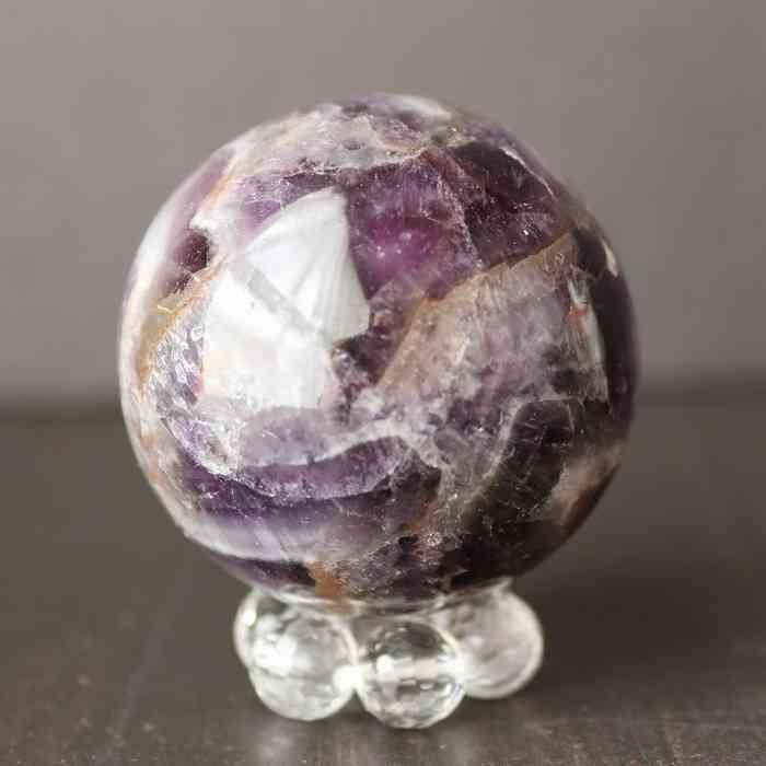 ドリーム アメジスト 丸玉 スフィア 40mm プレゼント 新築祝い 贈り物