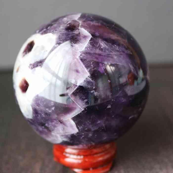 ドリーム アメジスト 丸玉 スフィア 53mm プレゼント 新築祝い 贈り物