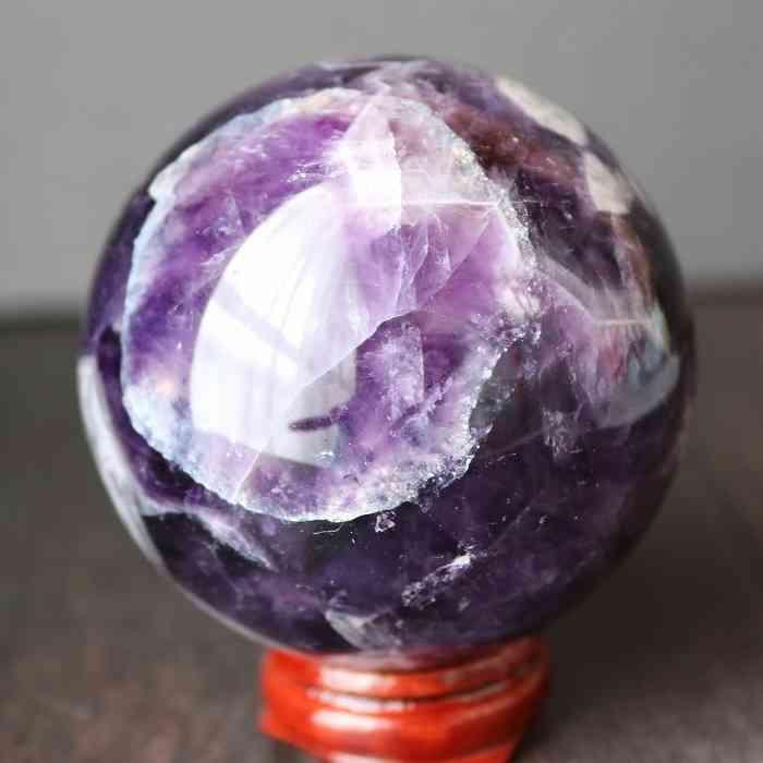 ドリーム アメジスト 丸玉 スフィア 53mm プレゼント 新築祝い 贈り物