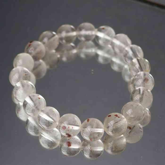 超希少石 ガーネットインクォーツ ブレスレット 11ミリ 天然石