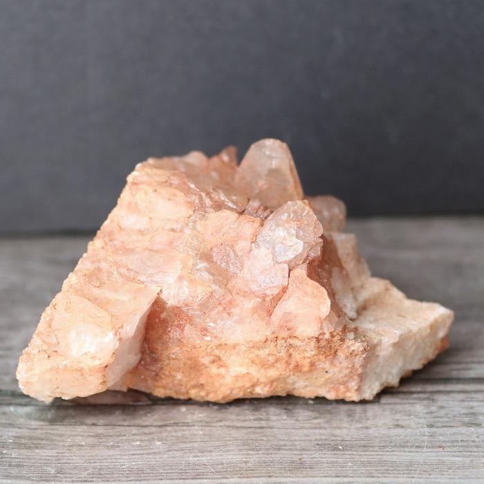 ヒマラヤ 水晶 クラスター ピンク クォーツ マニカラン産 原石 約108g