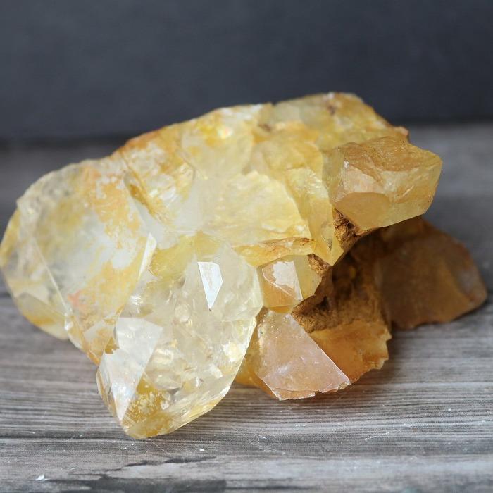 ヒマラヤ 水晶 クラスター マニカラン産 タンジェリンクォーツ 原石 約180g 天然石 パワーストーン ヒマラヤ産の画像