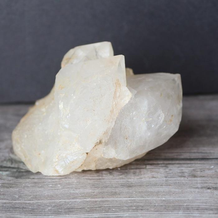 ヒマラヤ水晶 クラスター マニハール産 大型結晶 天然石 パワーストーン 特別価格]インド/マニハール産ヒマラヤ水晶クラスター/原石