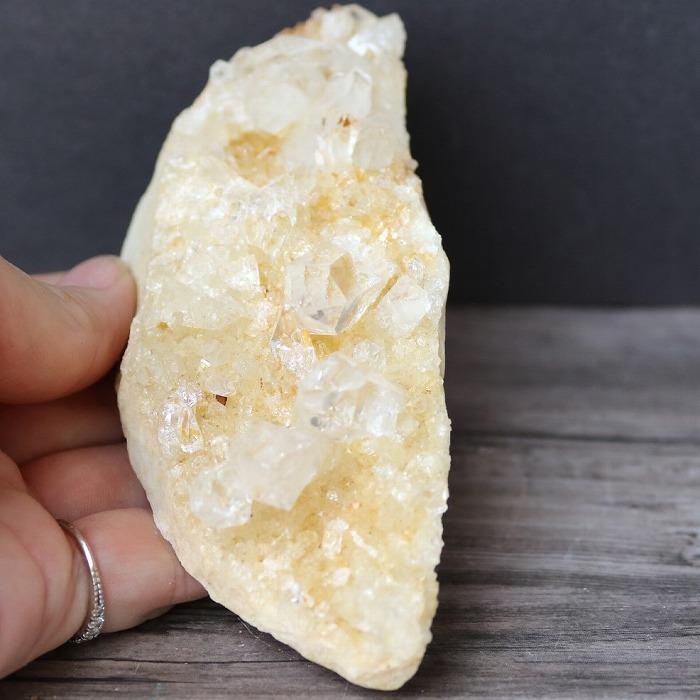 ヒマラヤ 水晶 タンジェリンクォーツ マニカラン産 dhara 原石 約190g 天然石 パワーストーン ヒマラヤ産 水晶の画像