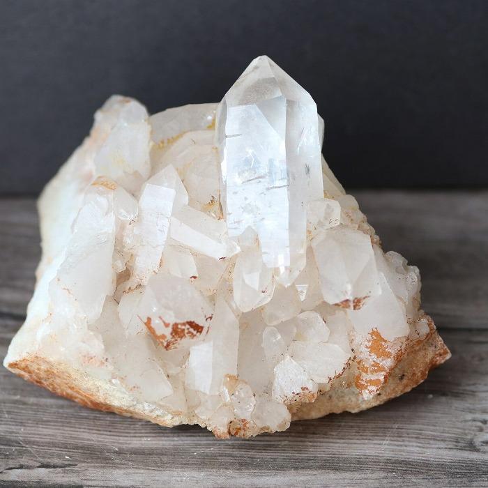 ヒマラヤ水晶 マニハール産 原石クラスター 鉱物 天然石 ヒマラヤ 水晶 クラスター マニハール産 garsa 渓谷 原石 約415g