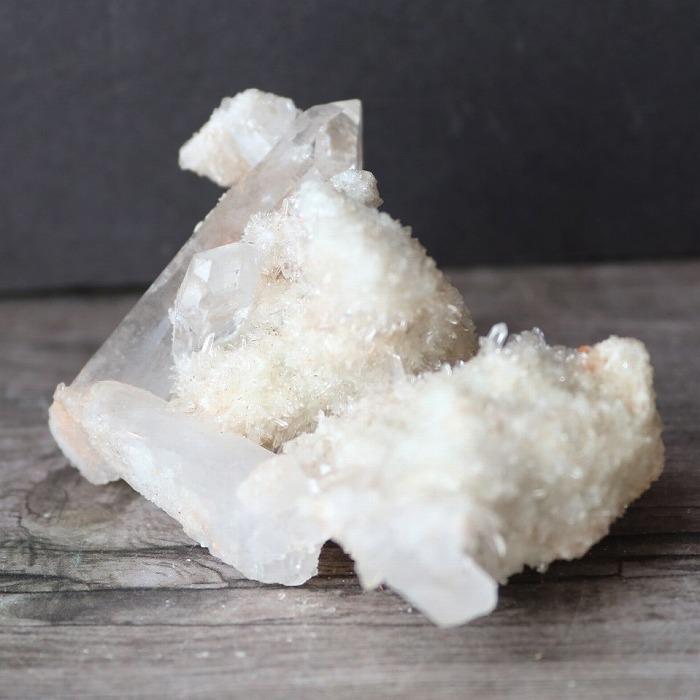 ヒマラヤ 水晶 クラスター ピンククォーツ マニカラン産 原石 約70g