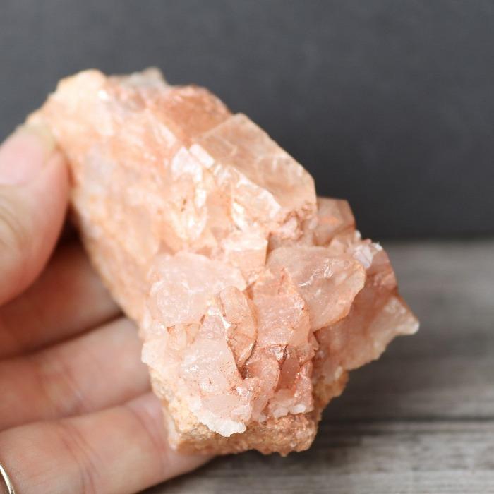 期間限定値下げ　天然石 ヒマラヤ水晶 ピンクマニカラン クラスター 特別価格/インド/マニカラン産]ヒマラヤ水晶クラスター/原石