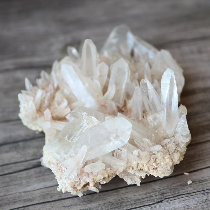 ヒマラヤ 水晶 クラスター クル渓谷産 原石 約140g 天然石 