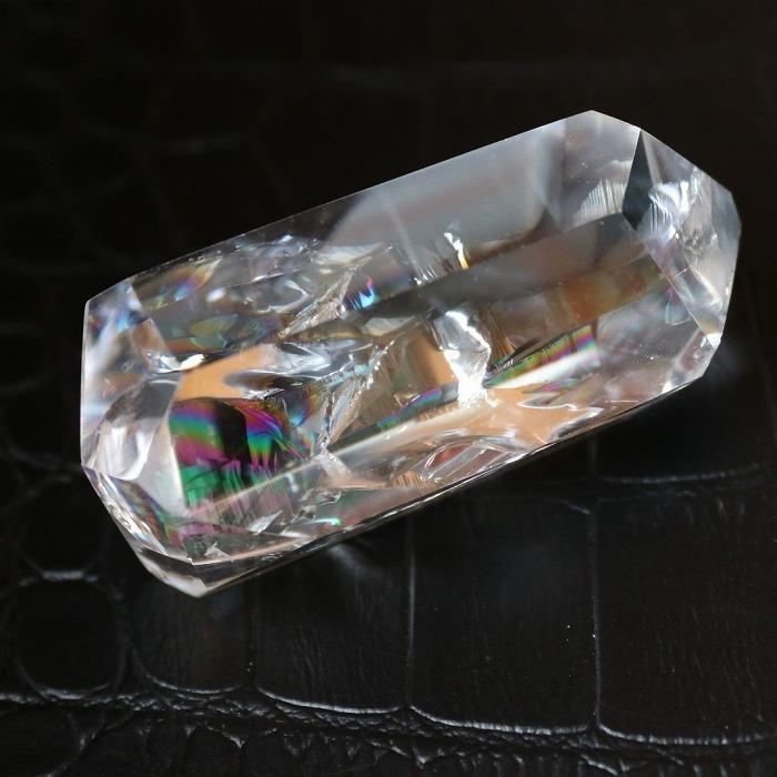 アイリスクォーツ 水晶 1個 フリーフォーム 虹水晶 Mサイス
