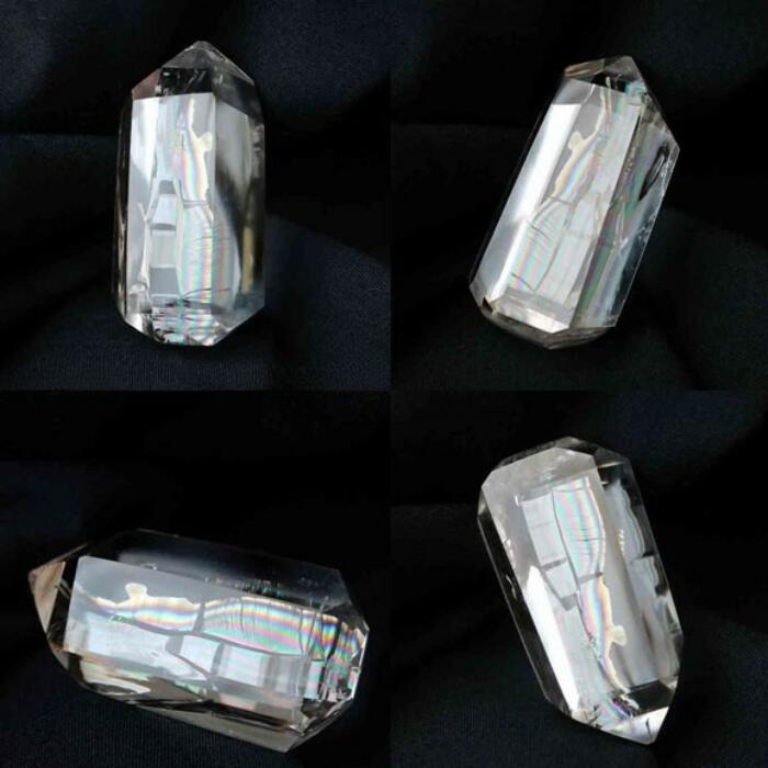 アイリスクォーツ 水晶 1個 フリーフォーム 虹水晶 Mサイス