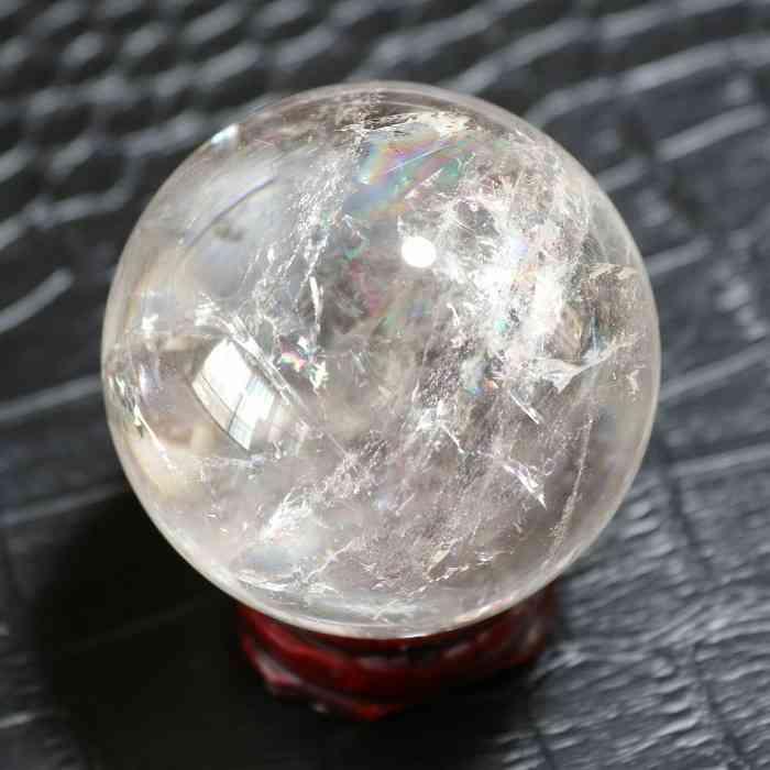 アイリス クォーツ 丸玉 スフィア 47mm  透明度抜群 天然石 天然 虹 水晶 贈り物 浄化 レディース メンズ コレクション |  | 10