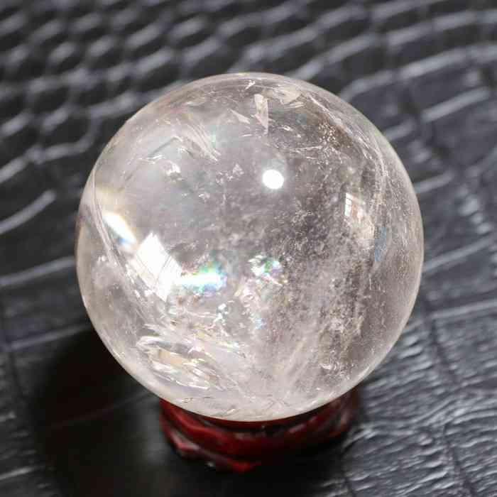 アイリス クォーツ 丸玉 スフィア 47mm  透明度抜群 天然石 天然 虹 水晶 贈り物 浄化 レディース メンズ コレクション |  | 01