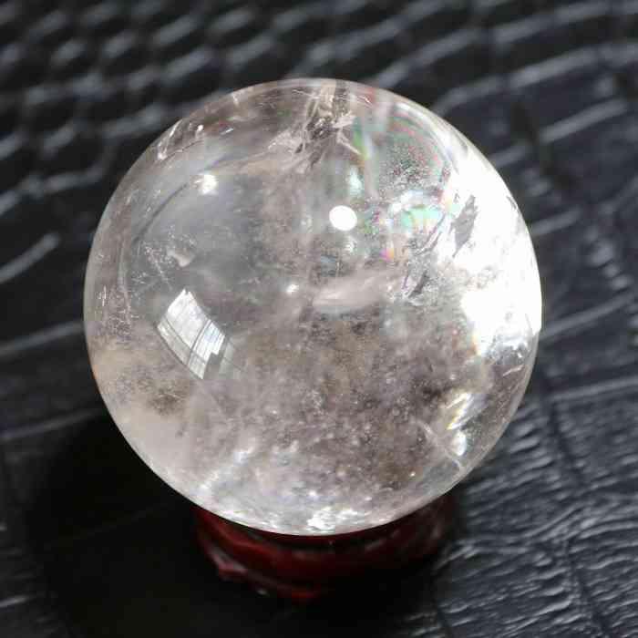 アイリス クォーツ 丸玉 スフィア 47mm  透明度抜群 天然石 天然 虹 水晶 贈り物 浄化 レディース メンズ コレクション |  | 02