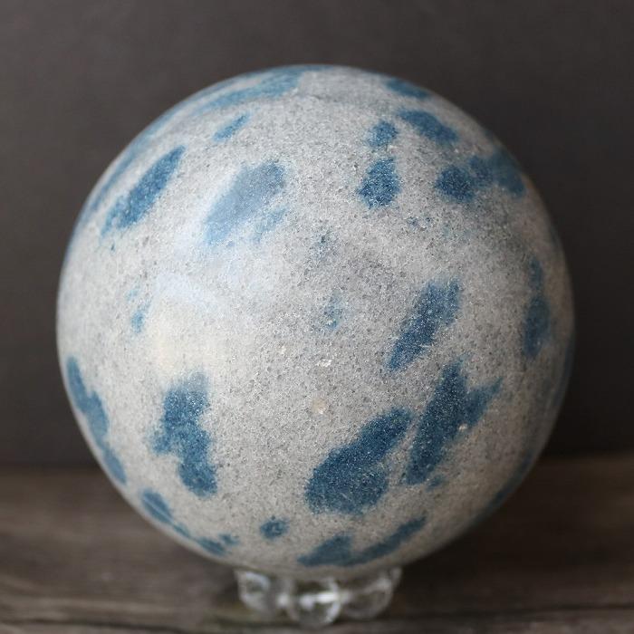 K2ブルー 丸玉 スフィア 91mm 1点物 現物 K2ストーン アズライトイン